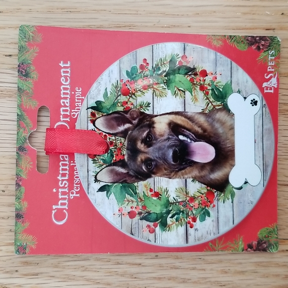 ⭐3 for $15⭐ German Shepherd tree ornament - Picture 1 of 1
